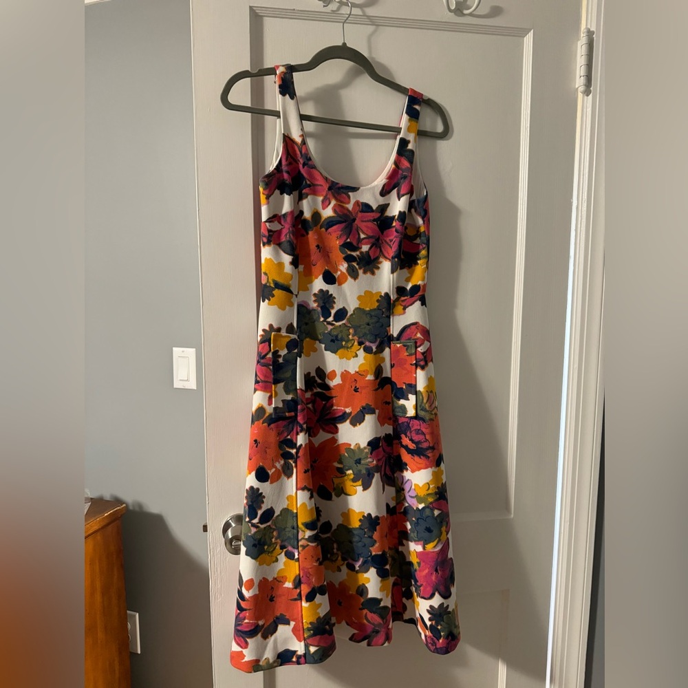A-Line Floral Sundress with POCKETS!
